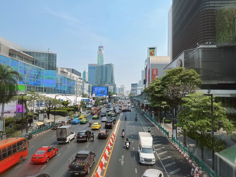 overlooking sukhumvit by central world mall
